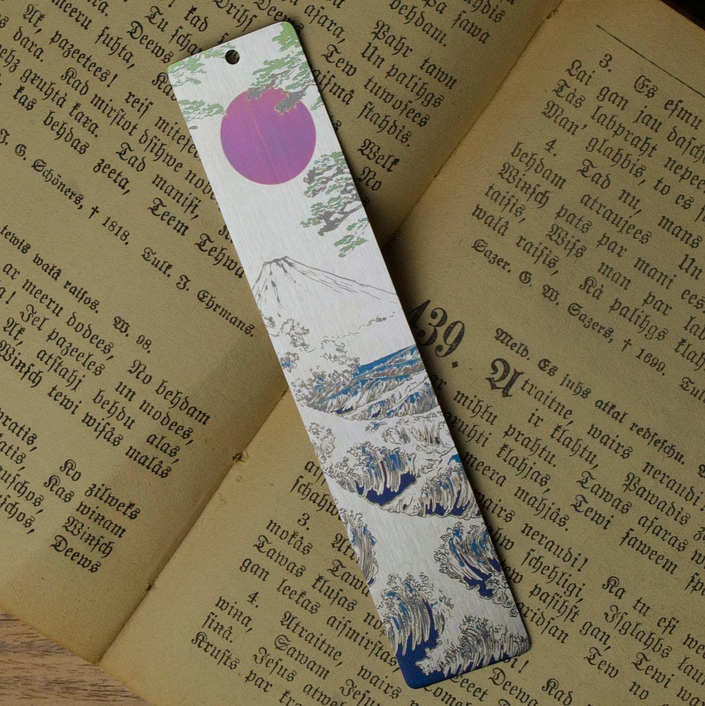 Japanese Wave Metal Bookmark