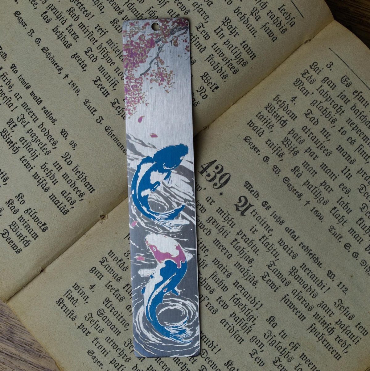 Japanese Koi Fish Bookmark