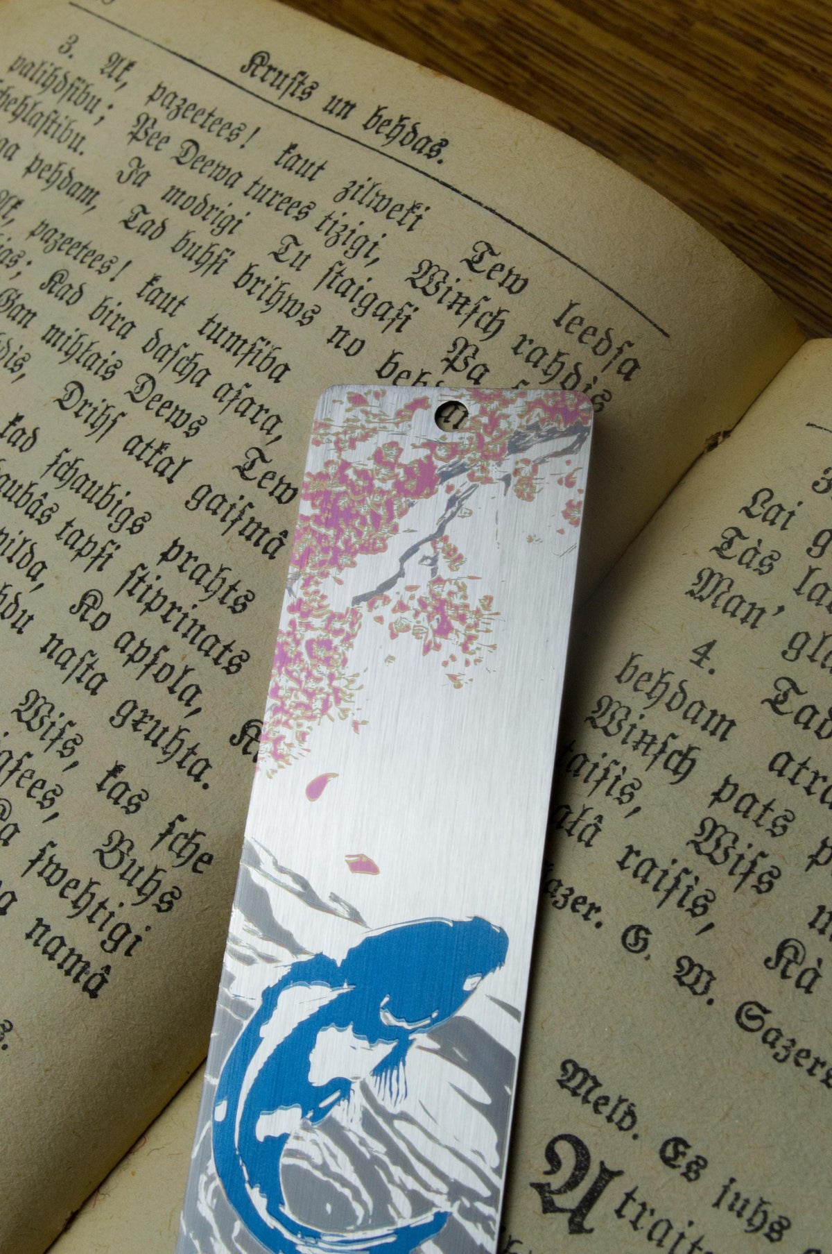 Japanese Koi Fish Bookmark