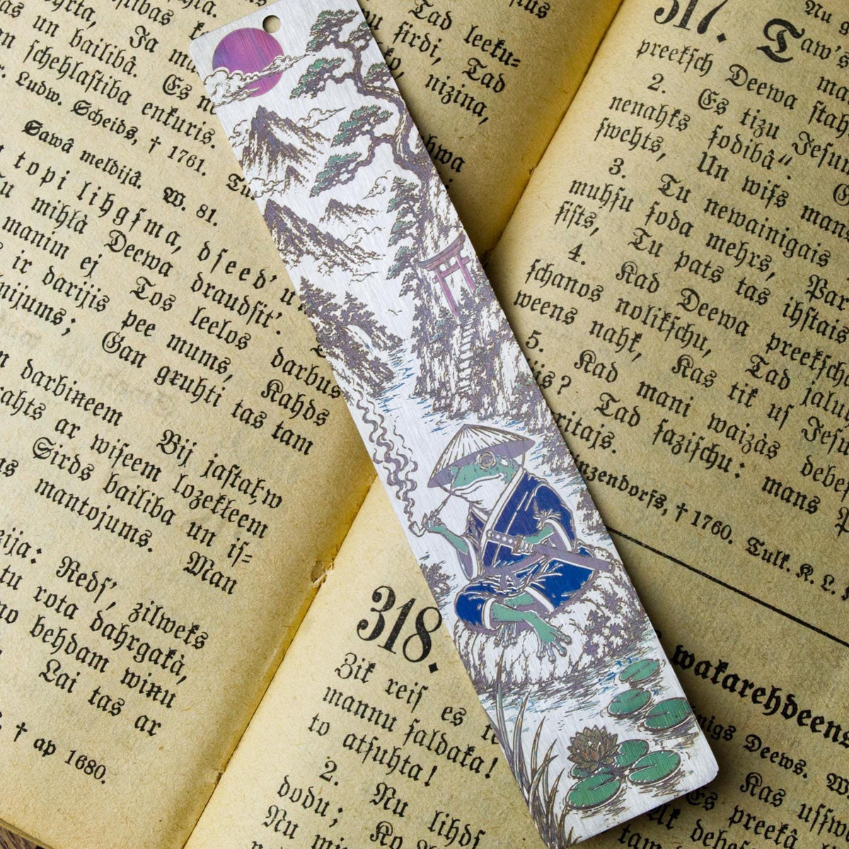 Zen Frog Bookmark