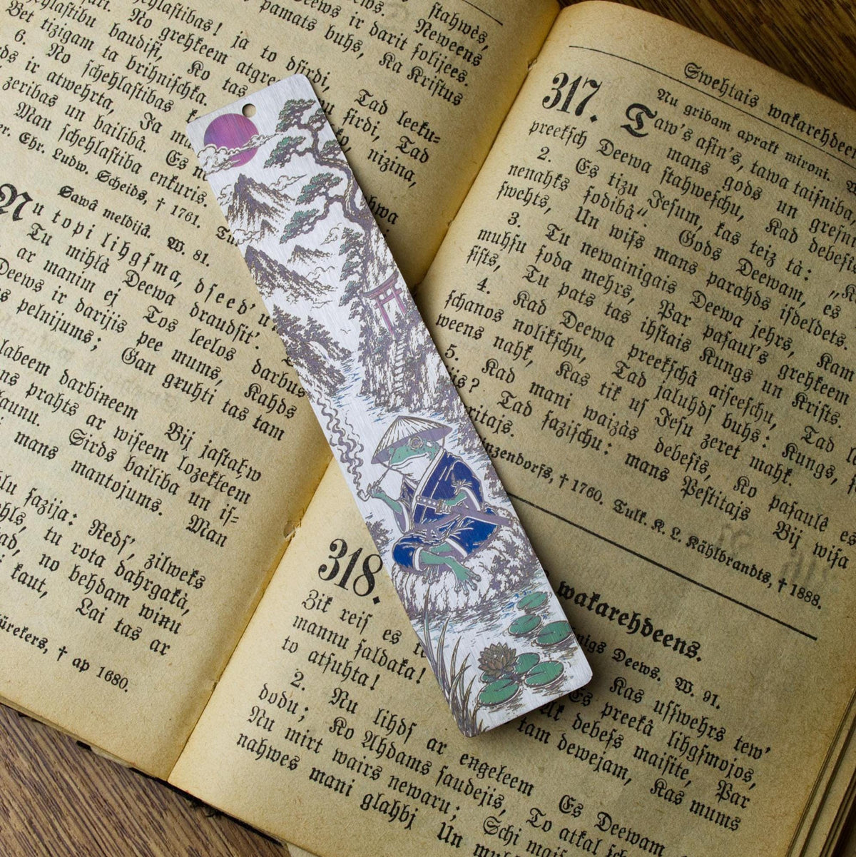Zen Frog Bookmark