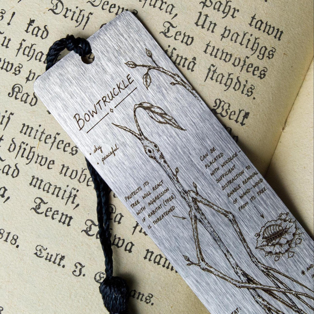 Bowtruckle Metal Bookmark