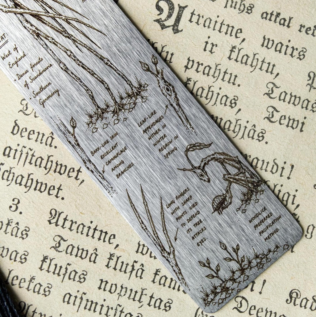 Bowtruckle Metal Bookmark