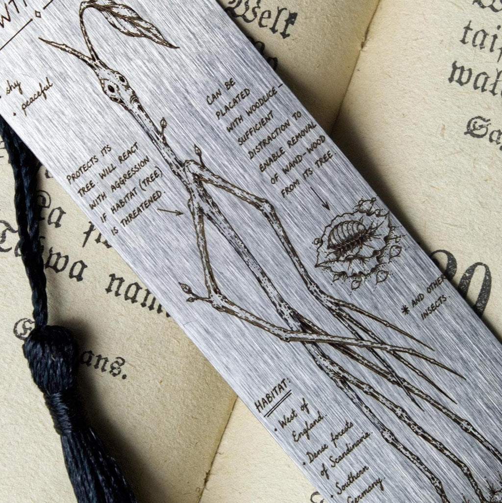 Bowtruckle Metal Bookmark
