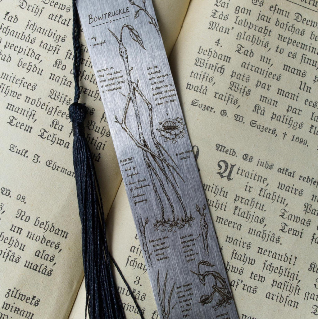 Bowtruckle Metal Bookmark